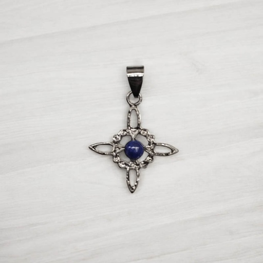 Dije Nudo de Brujas Mini Lapislazuli en Bruto