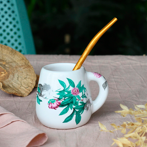 Mate Con Asa de Cerámica N°4