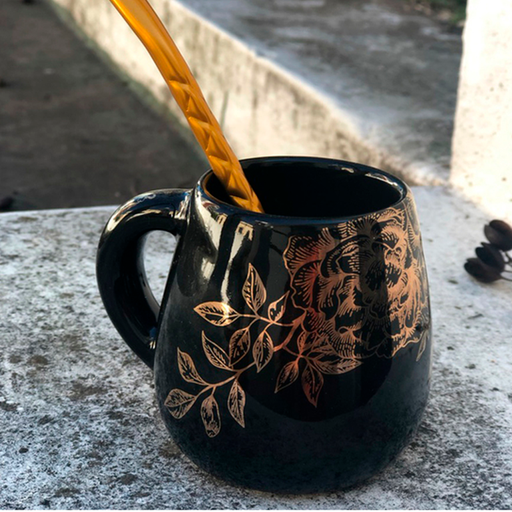 Mate Con Asa de Cerámica N°6