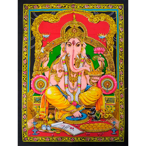 Tapiz India Ganesha 110x75cm