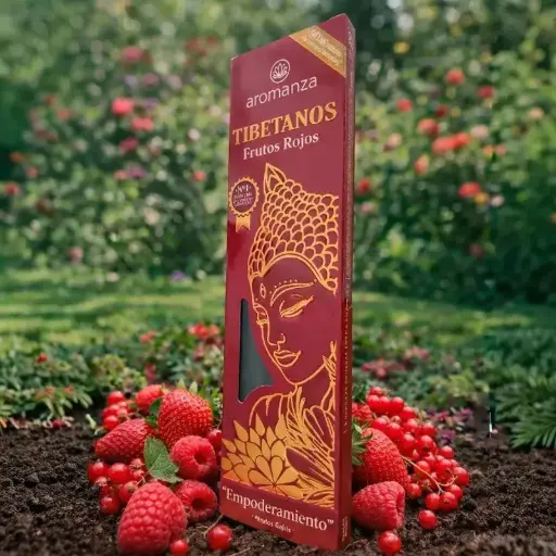 Sahumerios Aromanza Tibetanos Frutos Rojos, Empodereamiento