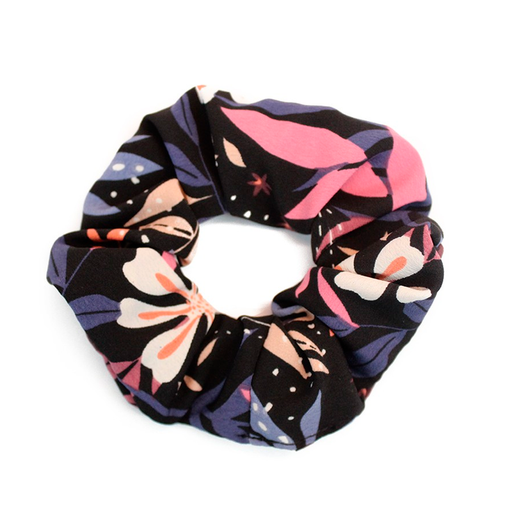 Colita de Pelo Scrunchie Paz Negro