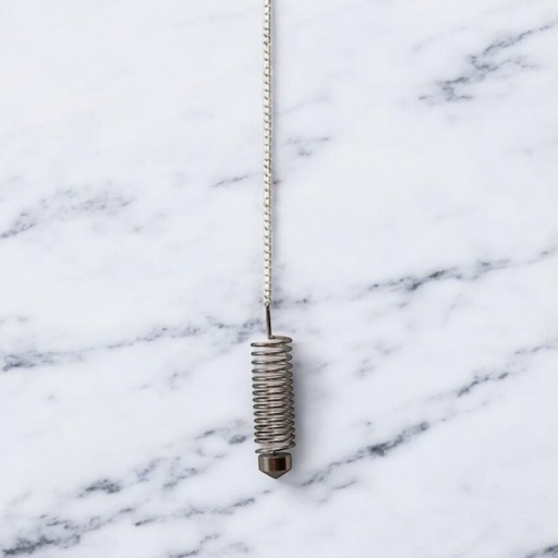 Pendulo Radionico Niquelado Hermes