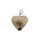 Dije Orgonite Arbol Blanco 3cm