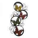 Cuadro Metal Mariposas 90cmg