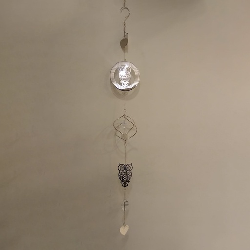 Movil Metal Espejado Buho 95cm