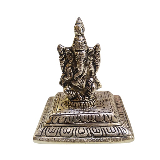 Porta Sahumerio Ganesha Base Cuadrada 8cm