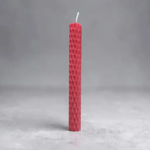 Velas de Miel Roja Iluminarte x unidad