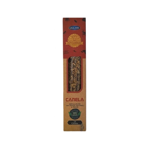 Sahumerio Ullas Organico Canela 25gr