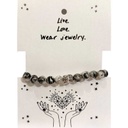 Pulsera Gema Cuarzo Turmalinado