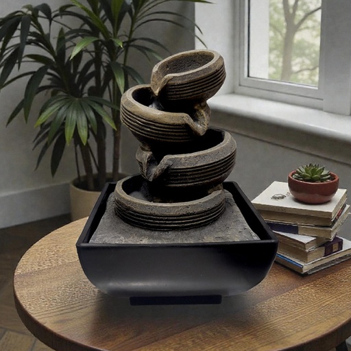 Fuente de Agua con Luz LED Chica N°53