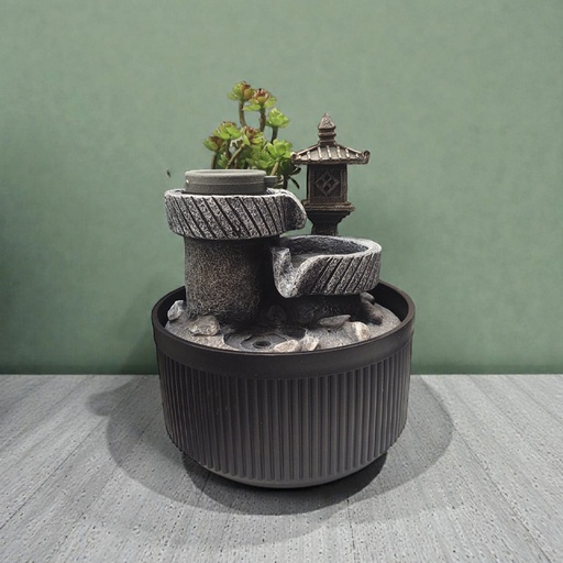 Fuente de Agua con Luz LED Mediana N°25