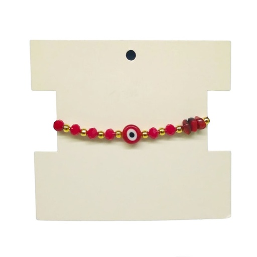 [¨62505] Pulsera Hilo Ojo Turco Rojo