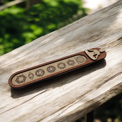 Porta Sahumerio 7 Chakras con Buda