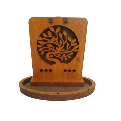Cascada de Humo Madera Arbol 13cm Colores Varios