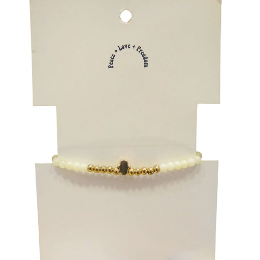 Pulsera Hilo Mano de Fatima Verde Agua y Dorado