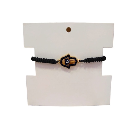 [¨62827] Pulsera Hilo Negra Mano de Fatima