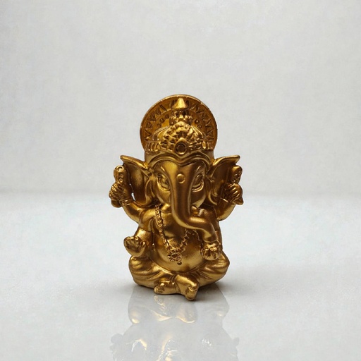 Ganesha Resina 6cm Color Bronce