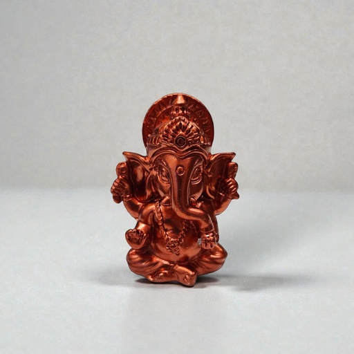 Ganesha Resina 6cm Color Cobre