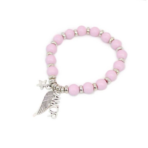 Pulsera Rosa Amor, Alita y Estrella