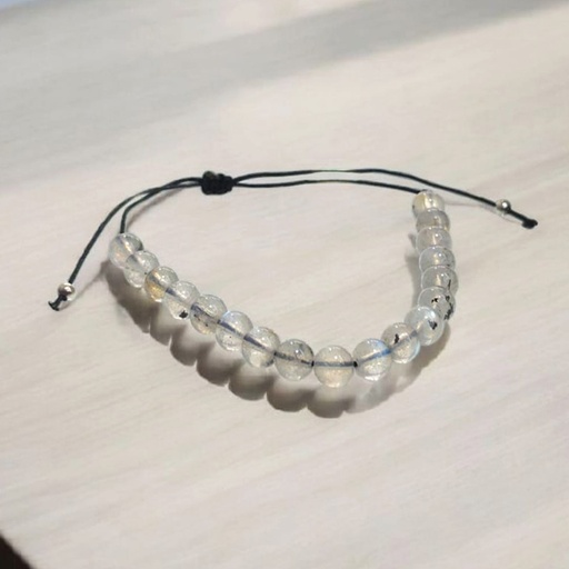Pulsera Gema Labradorita Blue Hilo 6mm