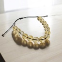 Pulsera Gema Citrino Hilo