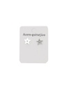 Aros Acero Quirurgico Estrellas con Strass