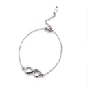 Pulsera con Infinito y Strass de Colores