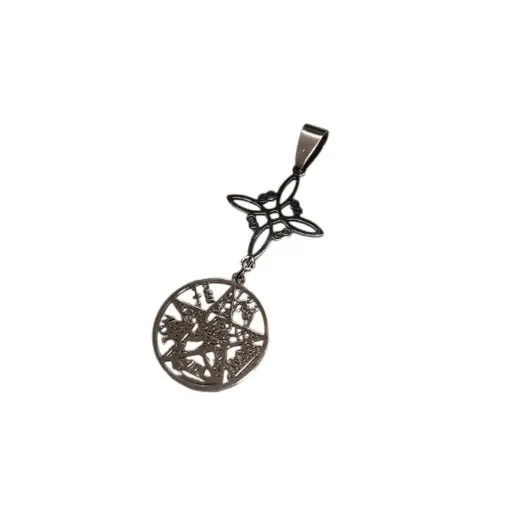 Dije Nudo de Brujas con Tetragramatron