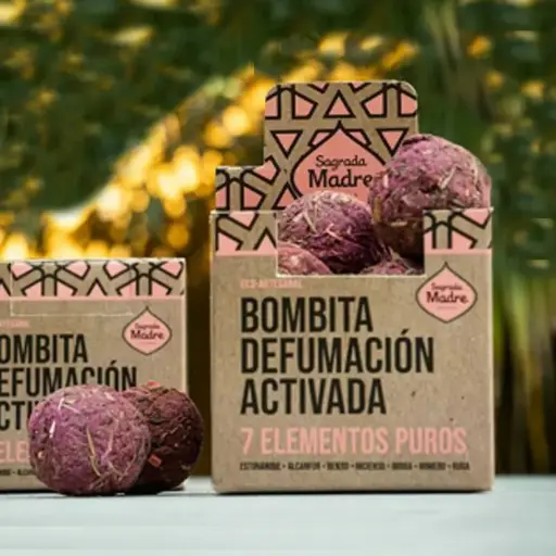  Bombita de Defumación Sagrada Madre x Unidad 7 Elementos Puros