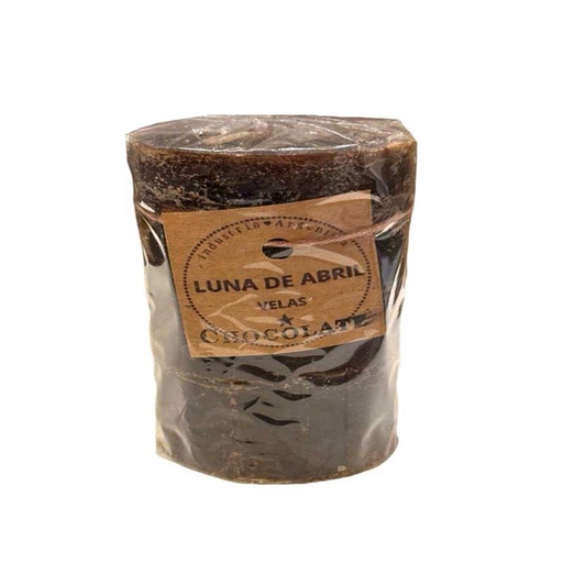 Vela Aromatica Luna de Abril Chocolate Grande 7x7cm