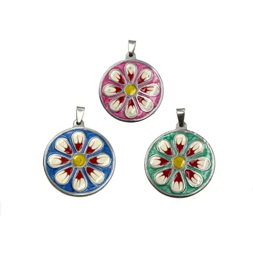 Dije Flor N°26 (Colores Surtidos)