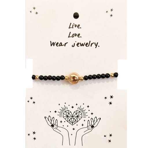 Pulsera Negra Smile