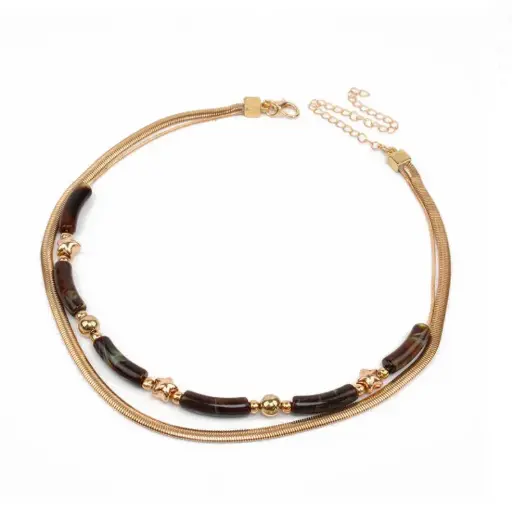 Collar de Cadenas Marbled Stars