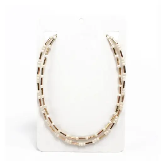 [107337]  Collar Flexible Neutral Colors Blanco