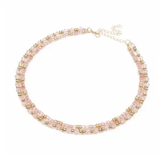 Collar Flexible Doble Gleam Rosa