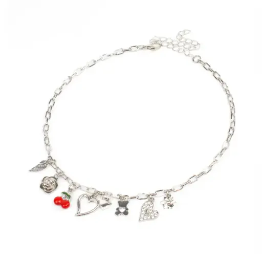 Collar Multicharms de Cadena Loving