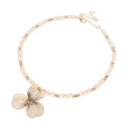 [107244] Collar Flexible Trendy Soleil Flower Rosa