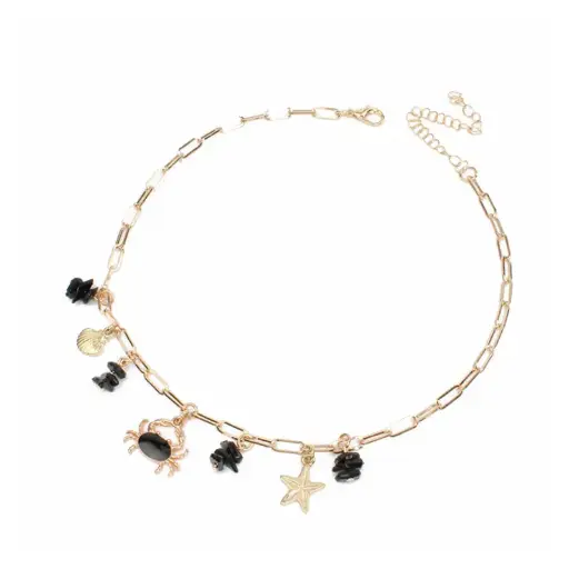 Collar Multicharms Color Crab