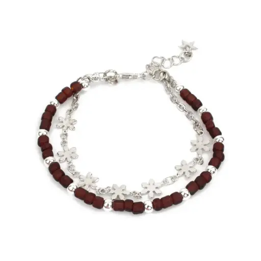 Pulseras Trendy Flowers and Colors