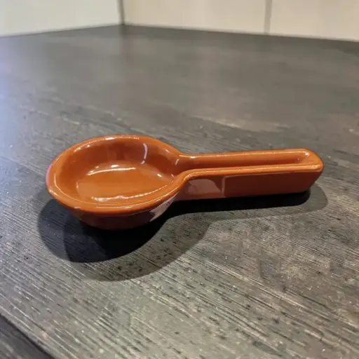 Sahumador Esmaltado Marron 17cm