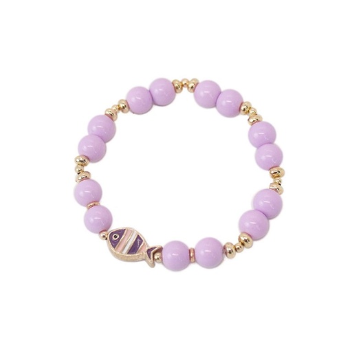 [¨71879] Pulsera Violeta con Pez