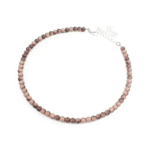 [{108038] Collar Tigers Eye Energy Tonos Lila