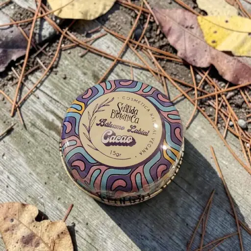 Bálsamo Labial en Lata Cacao, Sentida Botánica