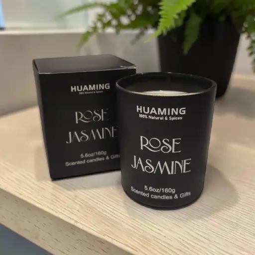 Vela Aromatica Luxury Huaming Rose Jasmine 160gr, Iluminarte