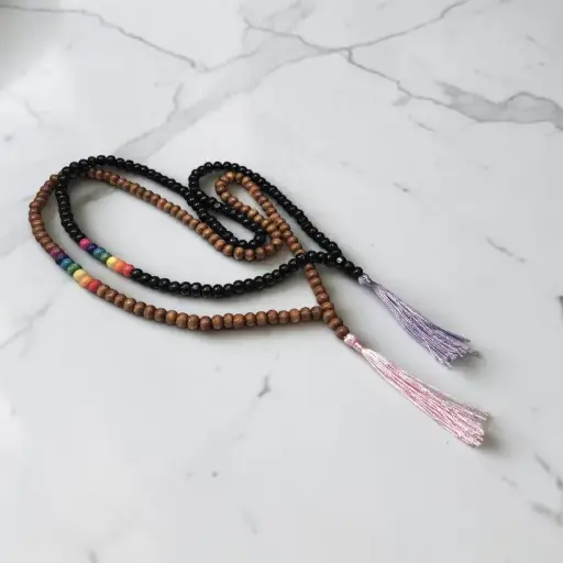 Japa Mala Colores Varios 7 Chakras Modelo N°2