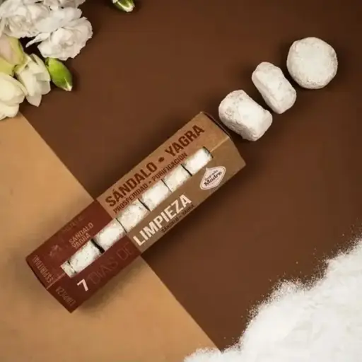 Pastillas 7 Dias de Limpieza, Sagrada Madre Sandalo-Yagra