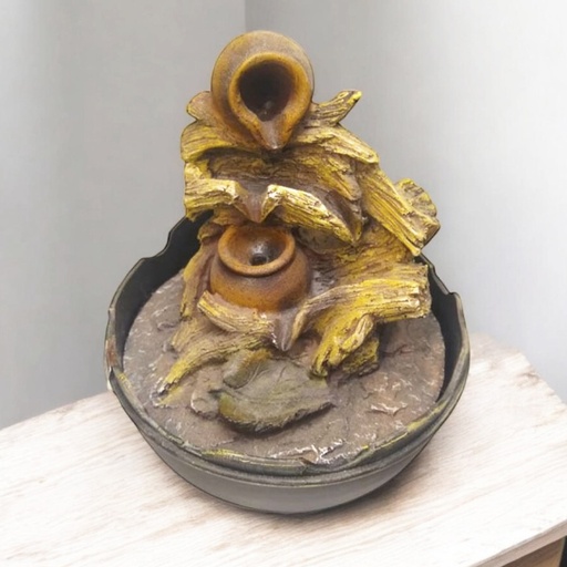 Fuente de Agua con Luz LED Mediana N°7