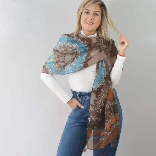 Pashmina Modelo N°20 75x180cm