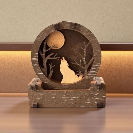 Cascada de Humo Madera Lobo